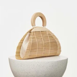 Cult Gaia Ally Bamboo Bag